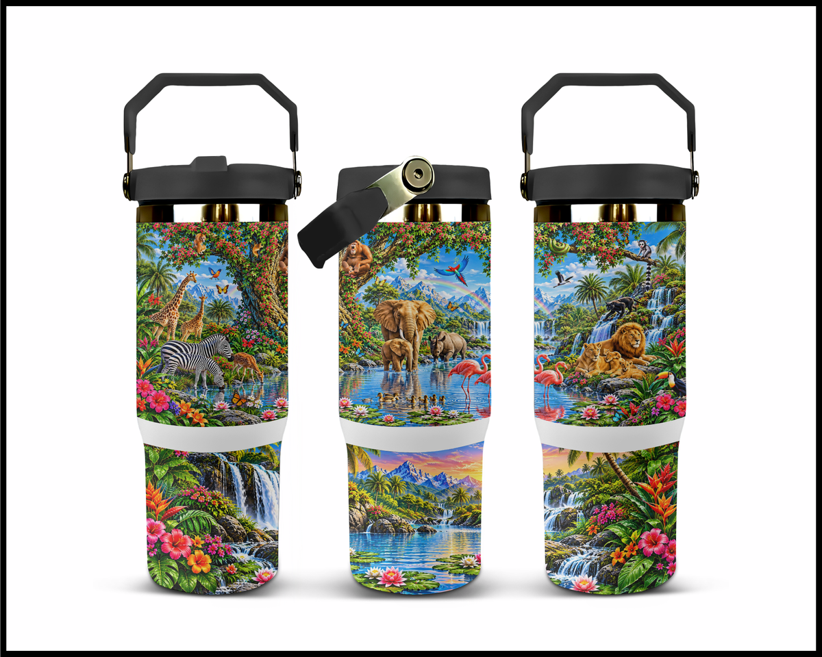 Hidden Paradise Springs Stainless Steel Big Guzzler Tumbler (2150)