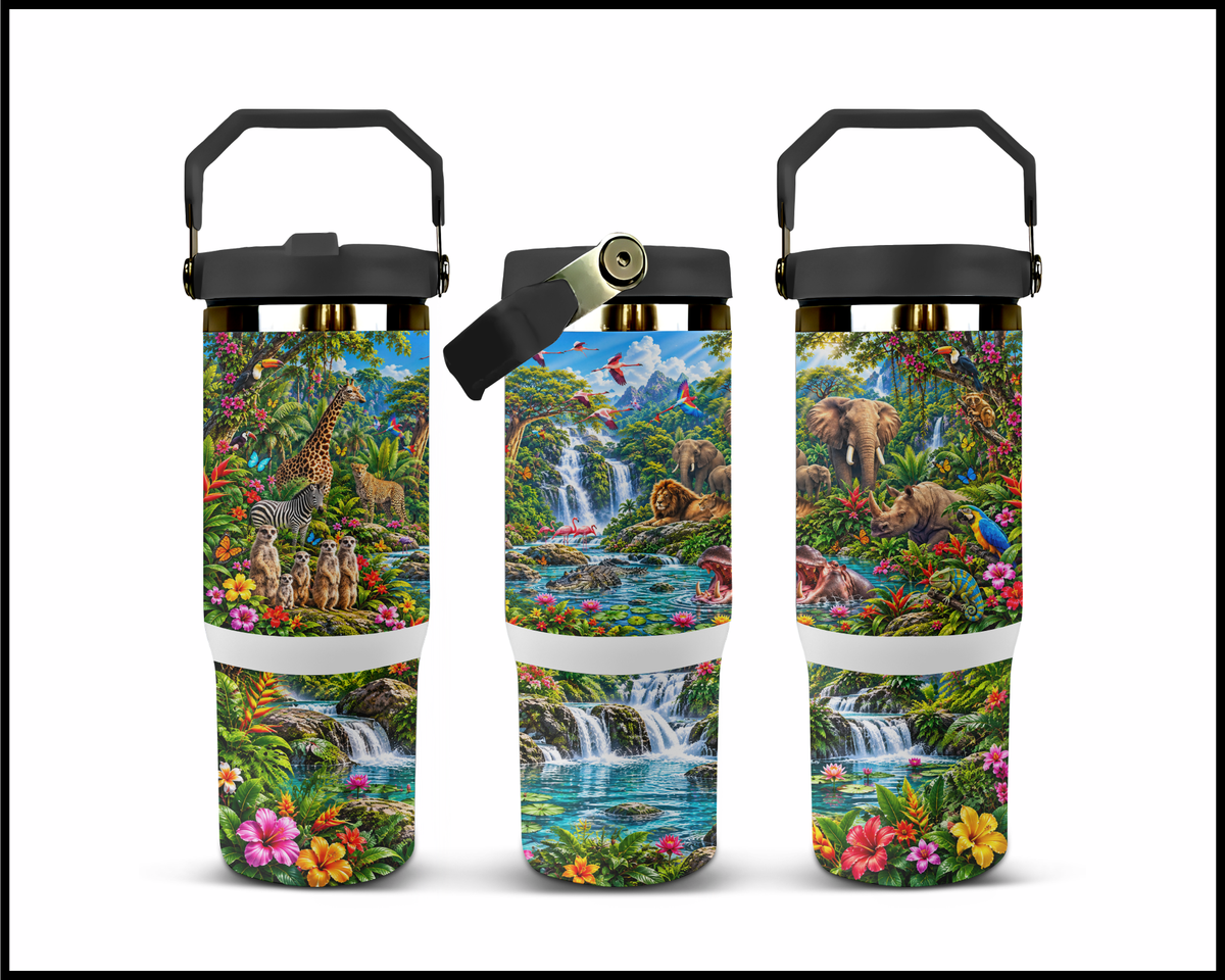 Jungle Vista Stainless Steel Big Guzzler Tumbler (2158)