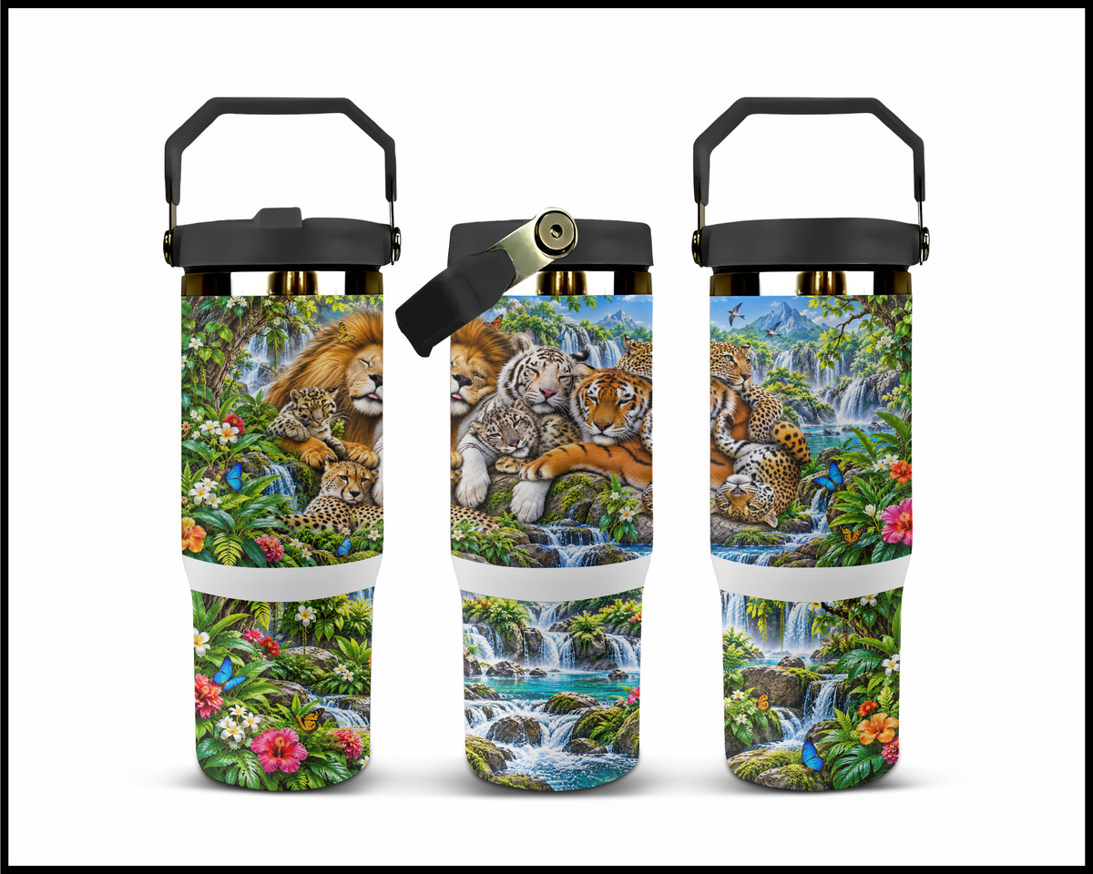 Jungle Paws & Sleepy Claws Stainless Steel Big Guzzler Tumbler (2162)