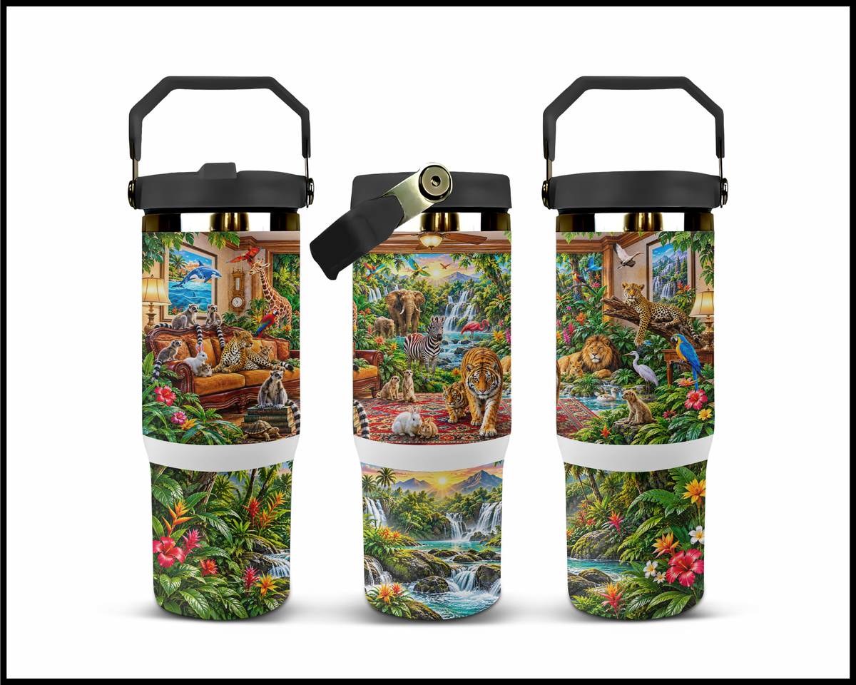 The Wild Interior Stainless Steel Big Guzzler Tumbler (2163)