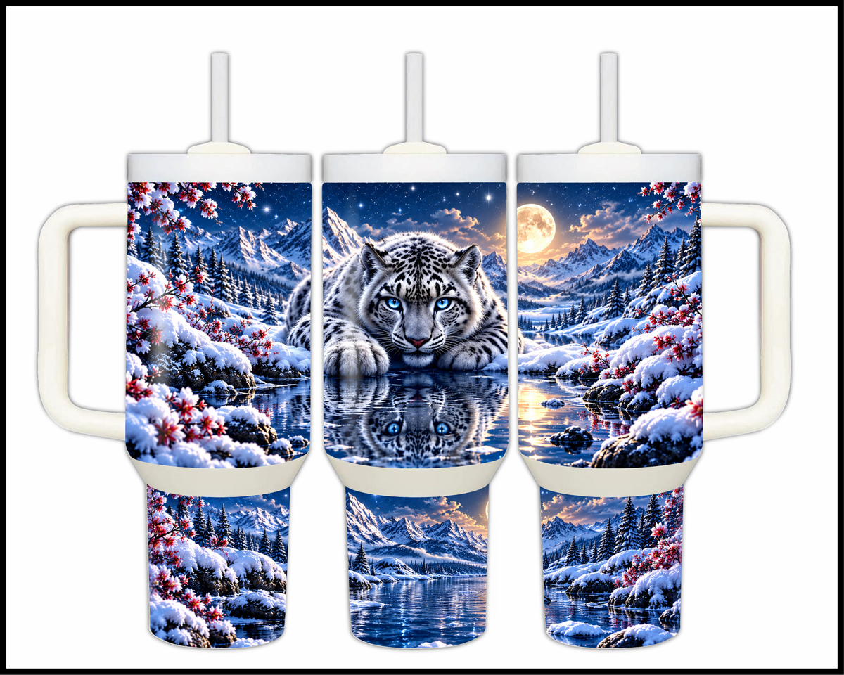 Lunar Reflection Stainless Steel Big Guzzler Tumbler (2185)