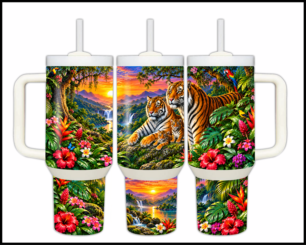 Tiger Horizon Stainless Steel Big Guzzler Tumbler (2193)