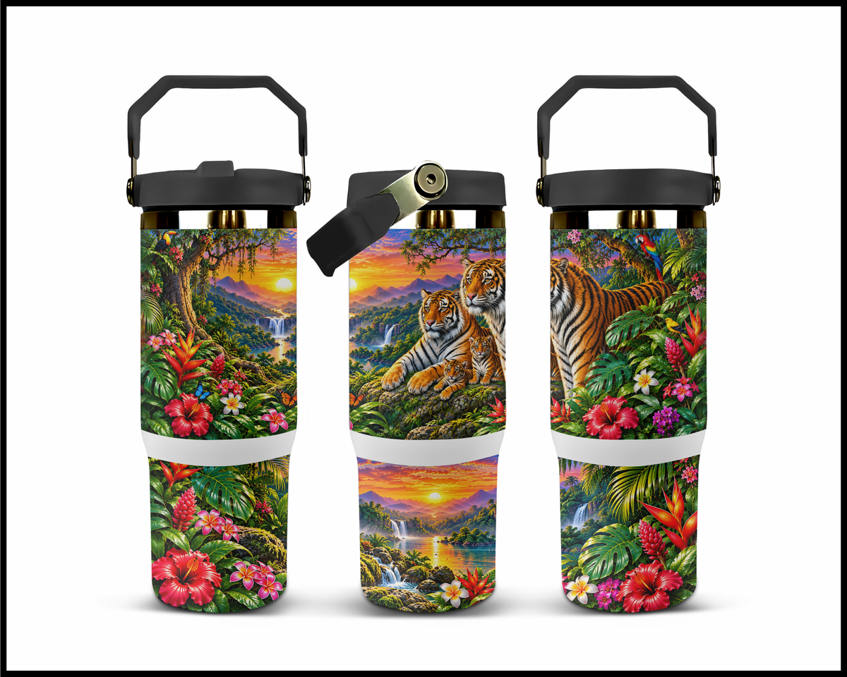 Tiger Horizon Stainless Steel Big Guzzler Tumbler (2193)