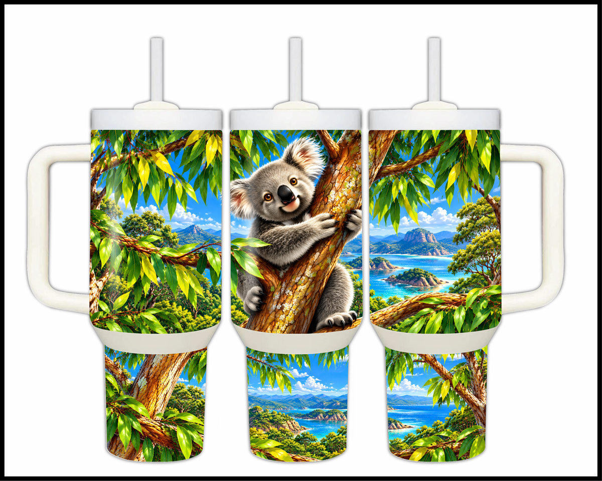 Sweet Australian Skies Stainless Steel Big Guzzler Tumbler (2195)
