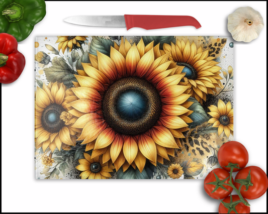 Floral Sublimated Cutting Board (080)