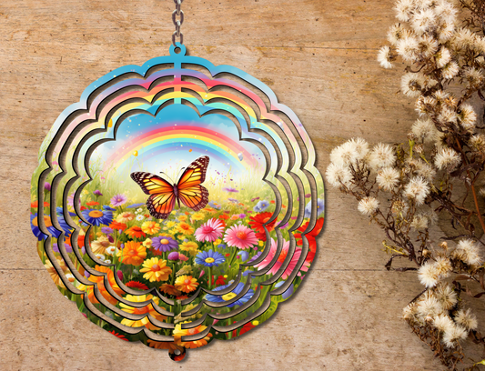 Floral Wind Spinner (171)