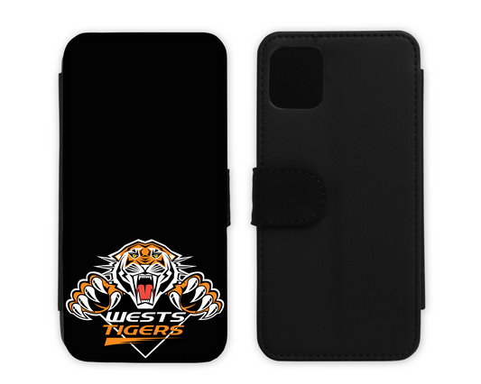 West Tigers Leather Flip Phone Case (Many Models Available)