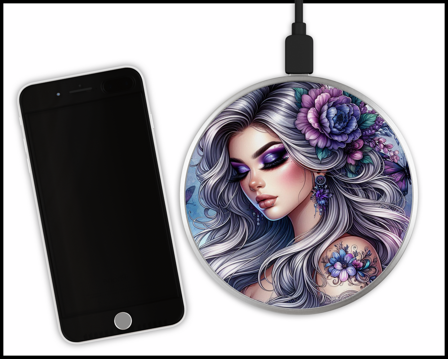 Beauty Personified Sublimated Wireless Phone Charger (271)