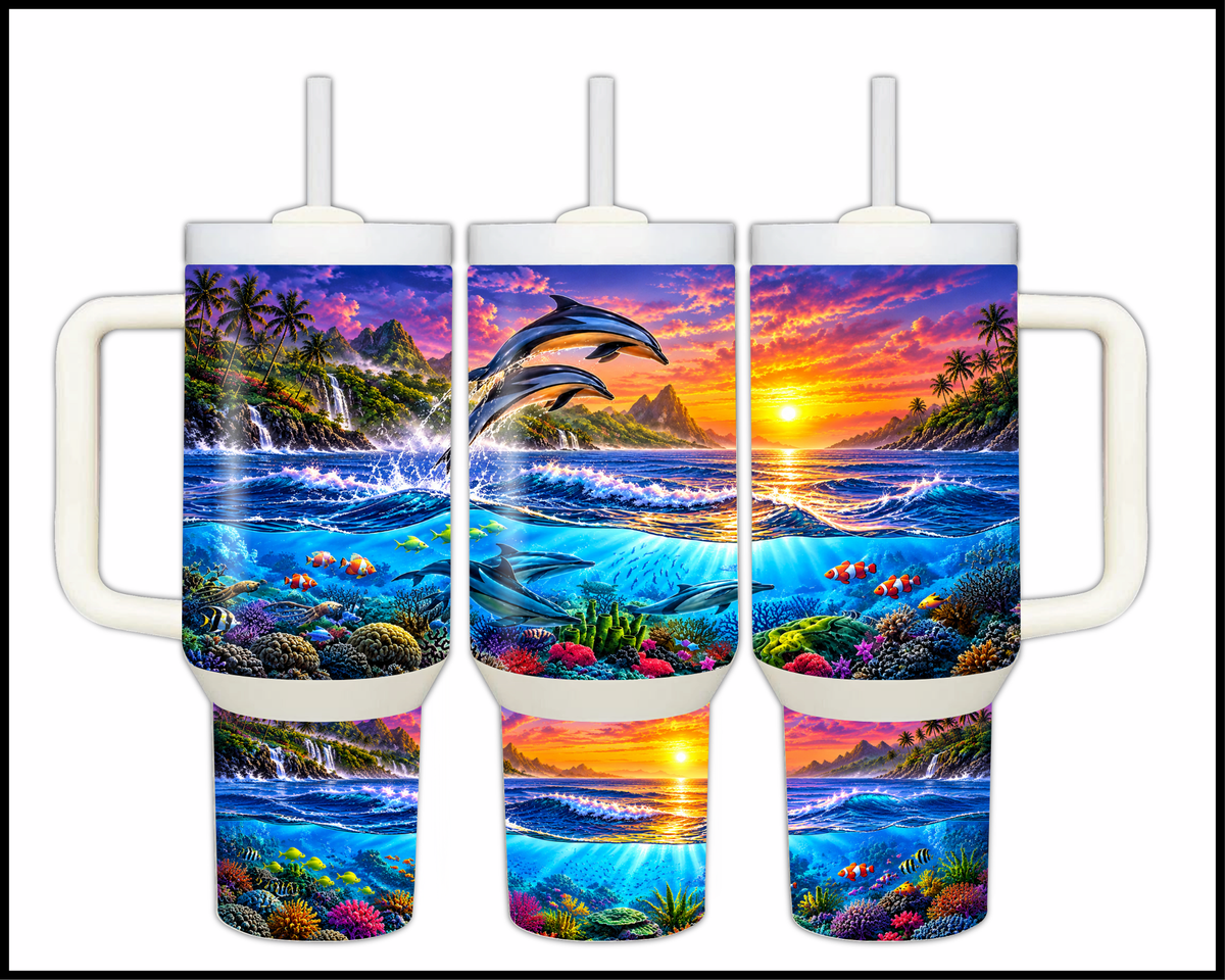 Flippin' Into the Weekend Stainless Steel Big Guzzler Tumbler (2202)
