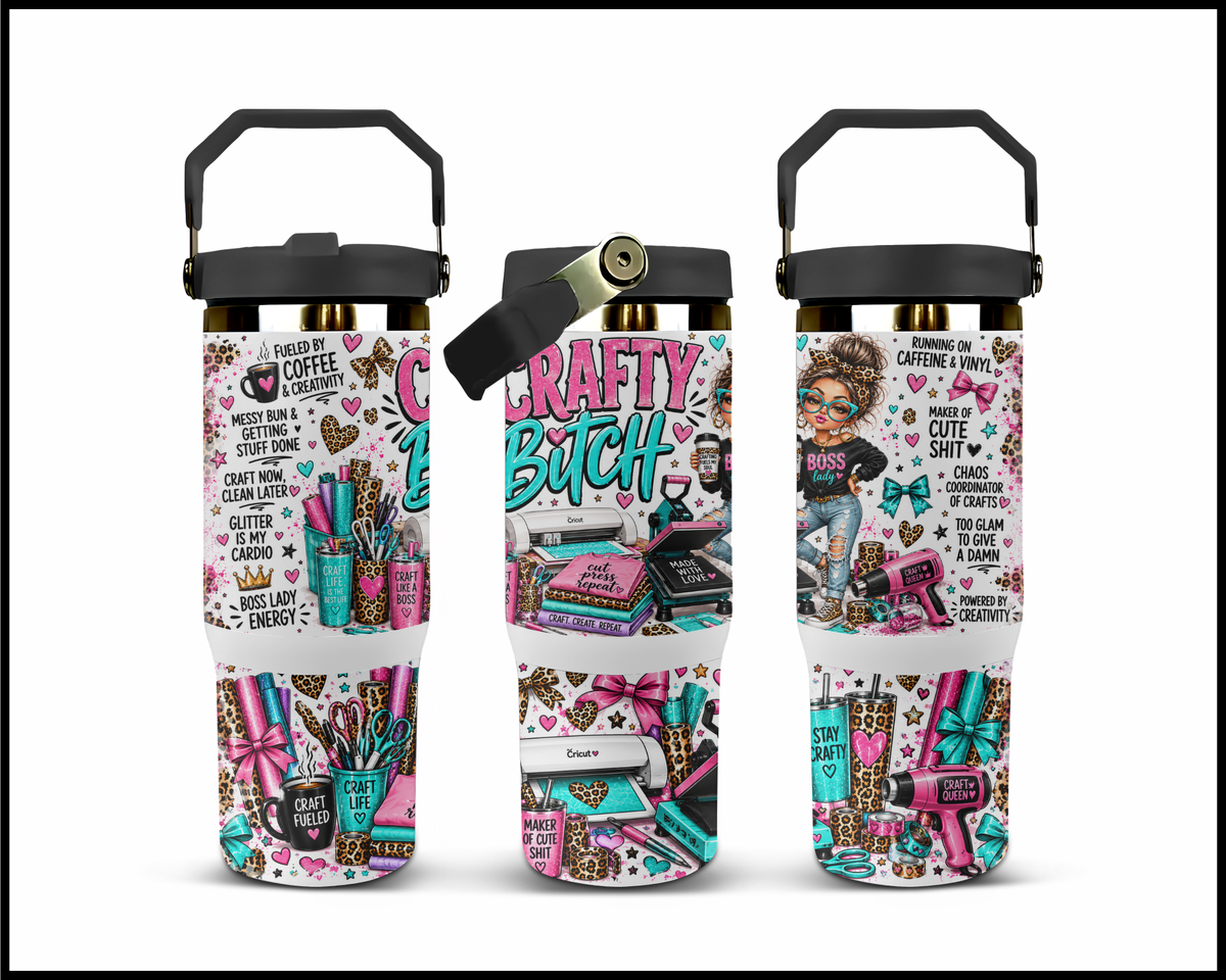 Crafty Bitch Stainless Steel Big Guzzler Tumbler (2209)