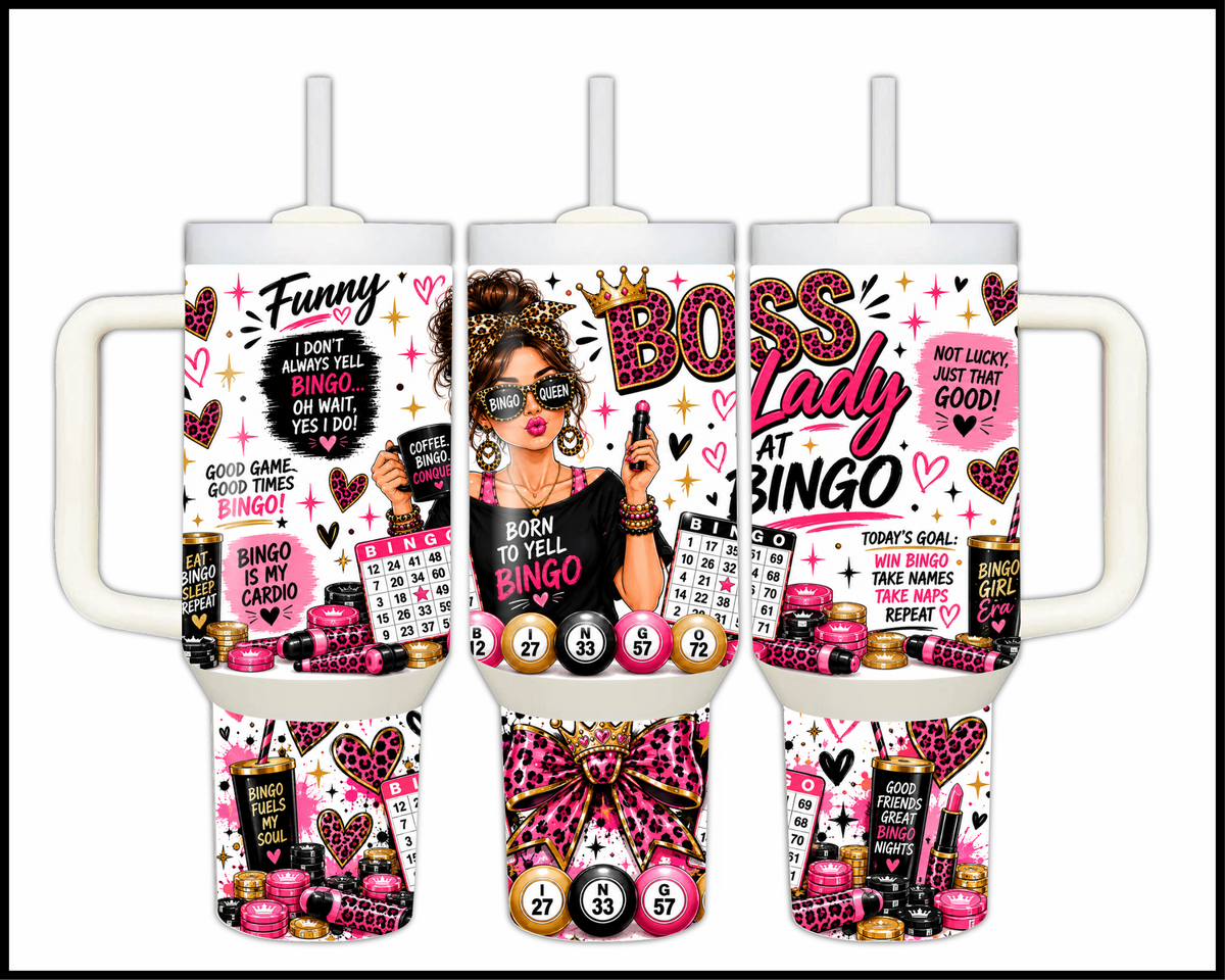 Boss Lady Stainless Steel Big Guzzler Tumbler (2221)