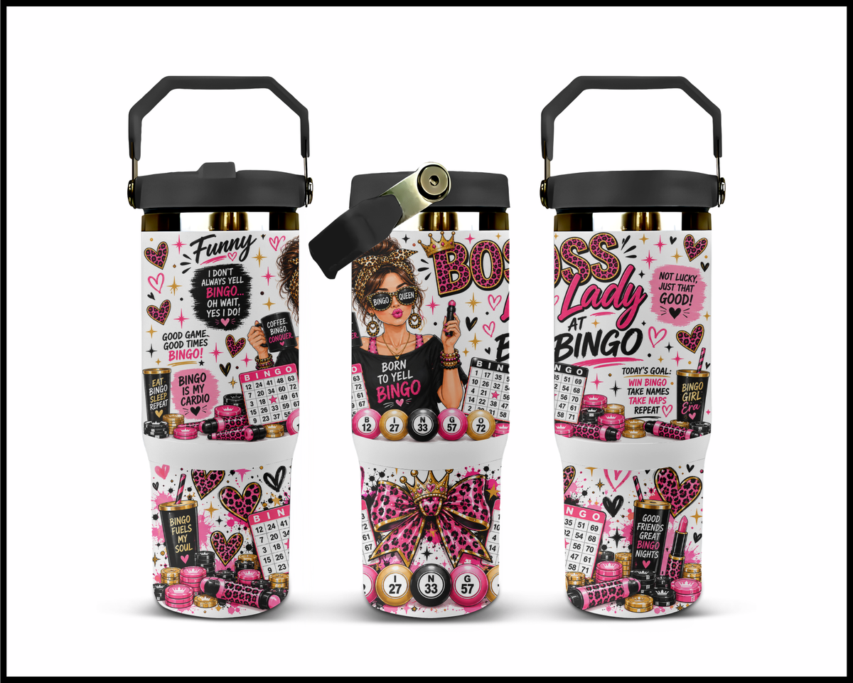 Boss Lady Stainless Steel Big Guzzler Tumbler (2221)