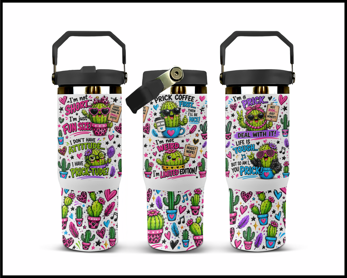 The Daily Prick-Tude Stainless Steel Big Guzzler Tumbler (2223)