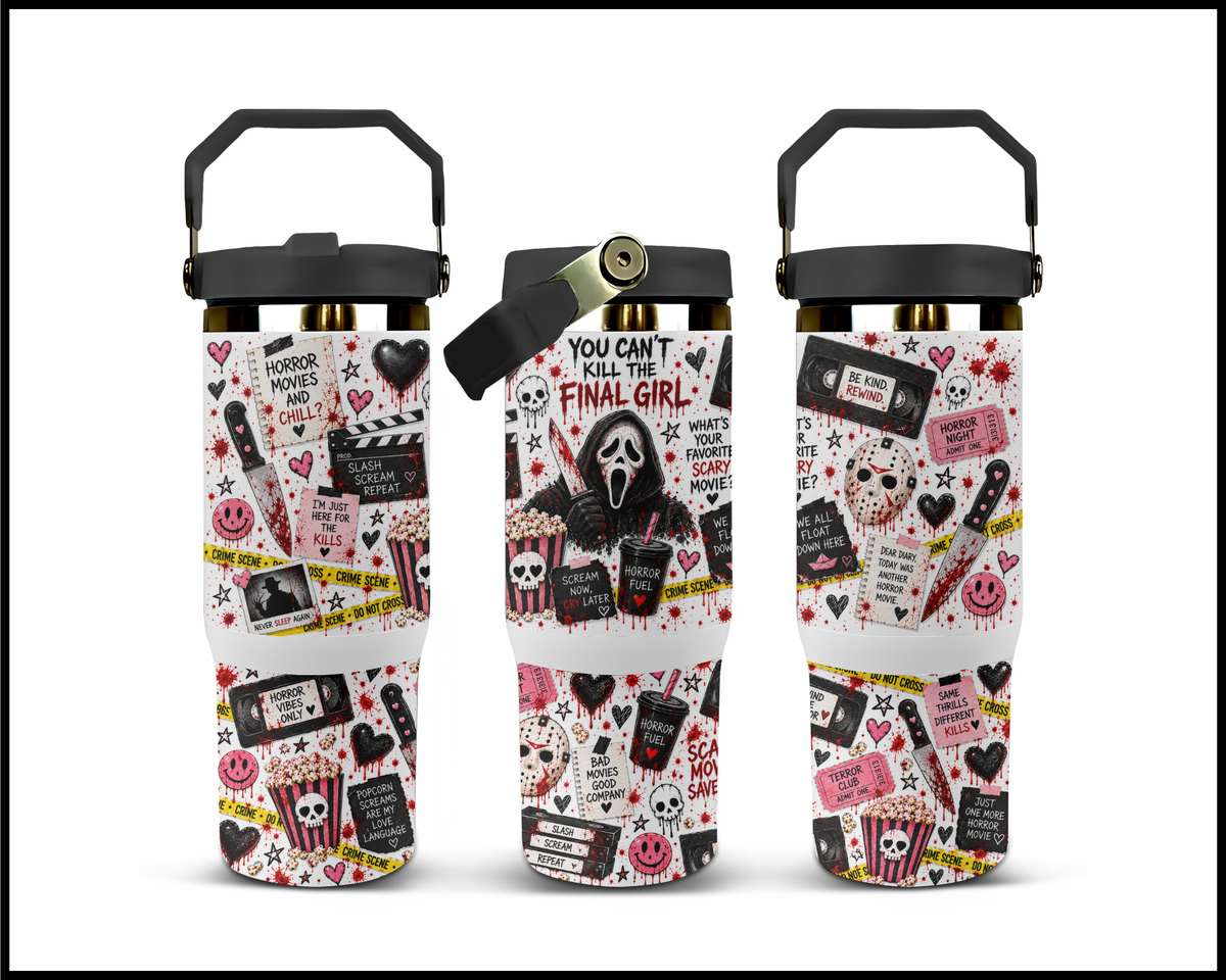 I'm Just Here for the Kills Stainless Steel Big Guzzler Tumbler (2226)