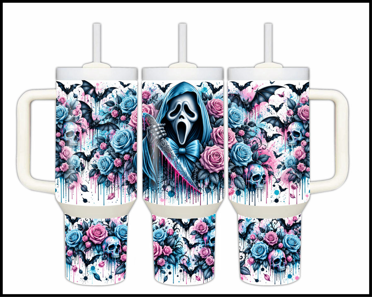 Cute But Psycho Stainless Steel Big Guzzler Tumbler (2227)