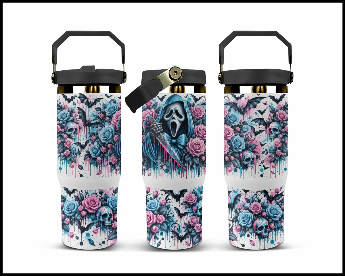 Cute But Psycho Stainless Steel Big Guzzler Tumbler (2227)