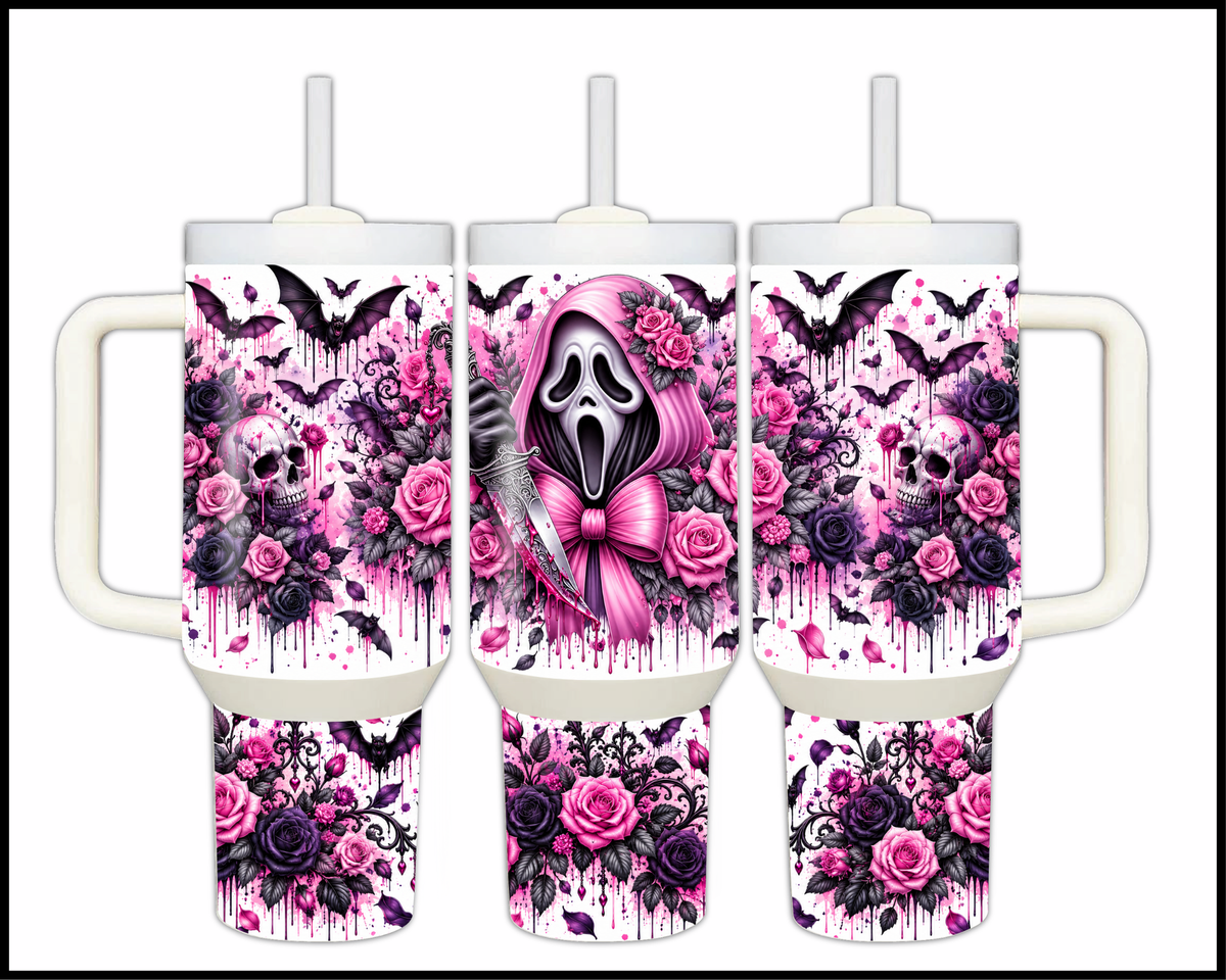Cute But Psycho Stainless Steel Big Guzzler Tumbler (2228)