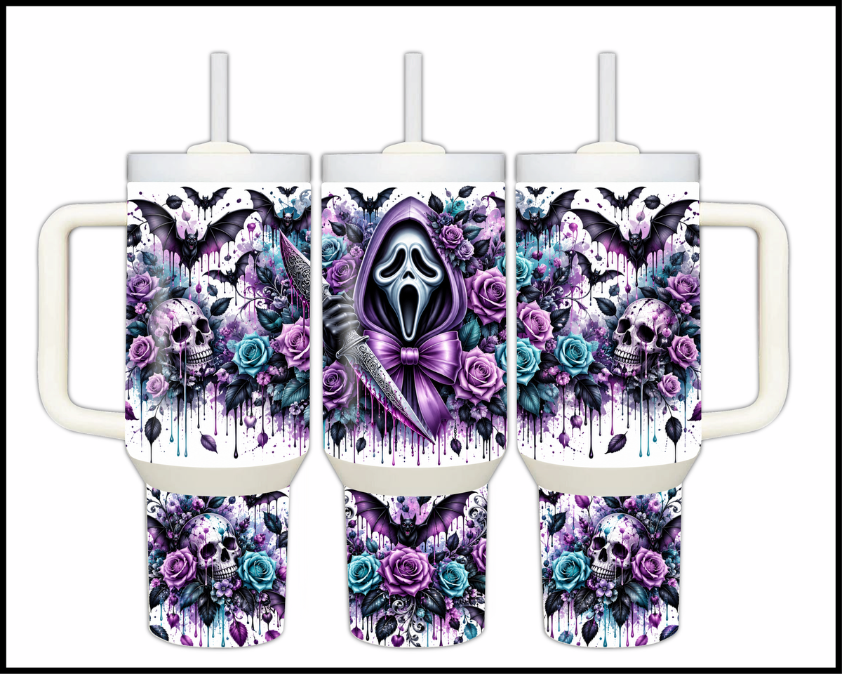 Cute But Psycho Stainless Steel Big Guzzler Tumbler (2229)
