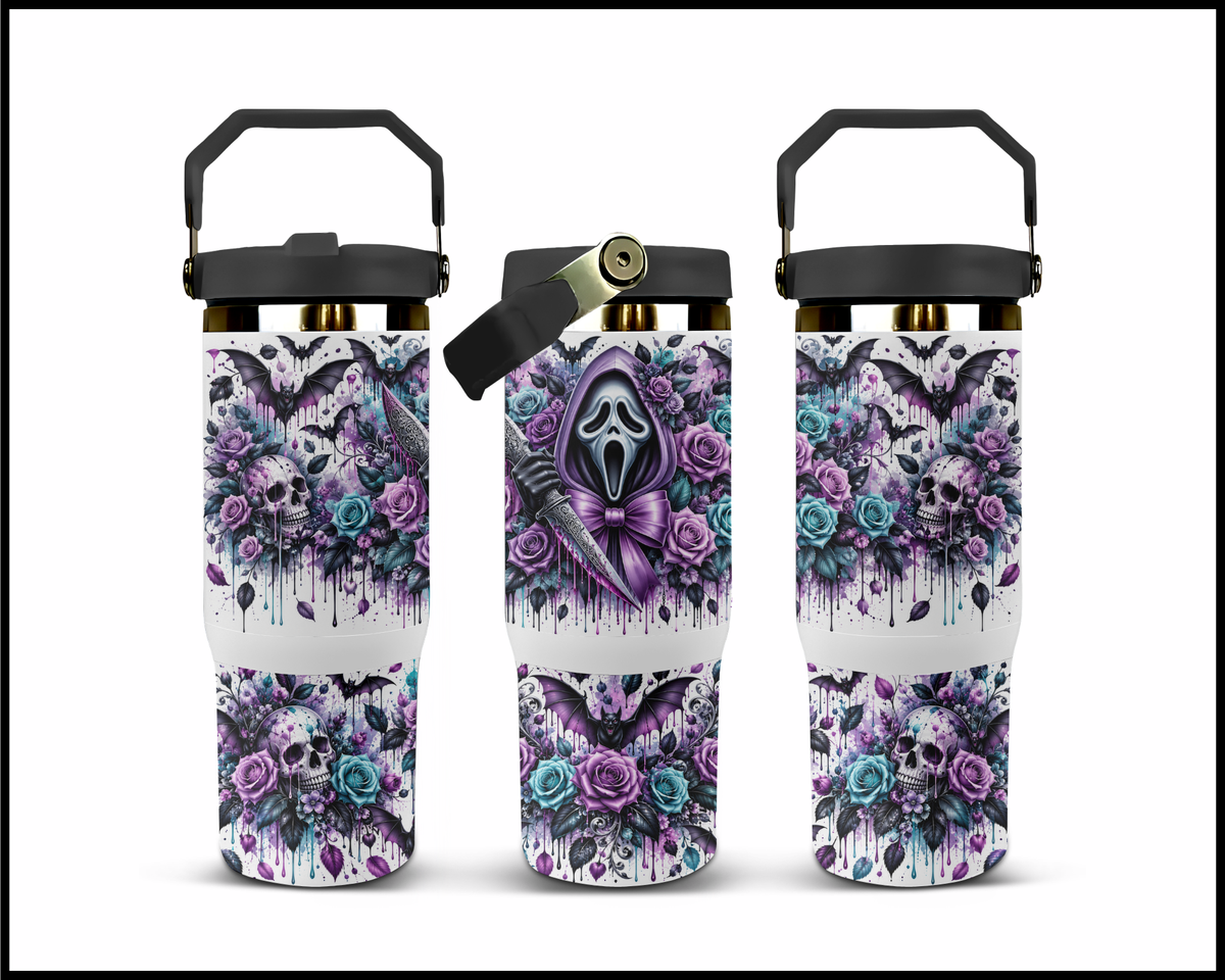 Cute But Psycho Stainless Steel Big Guzzler Tumbler (2229)