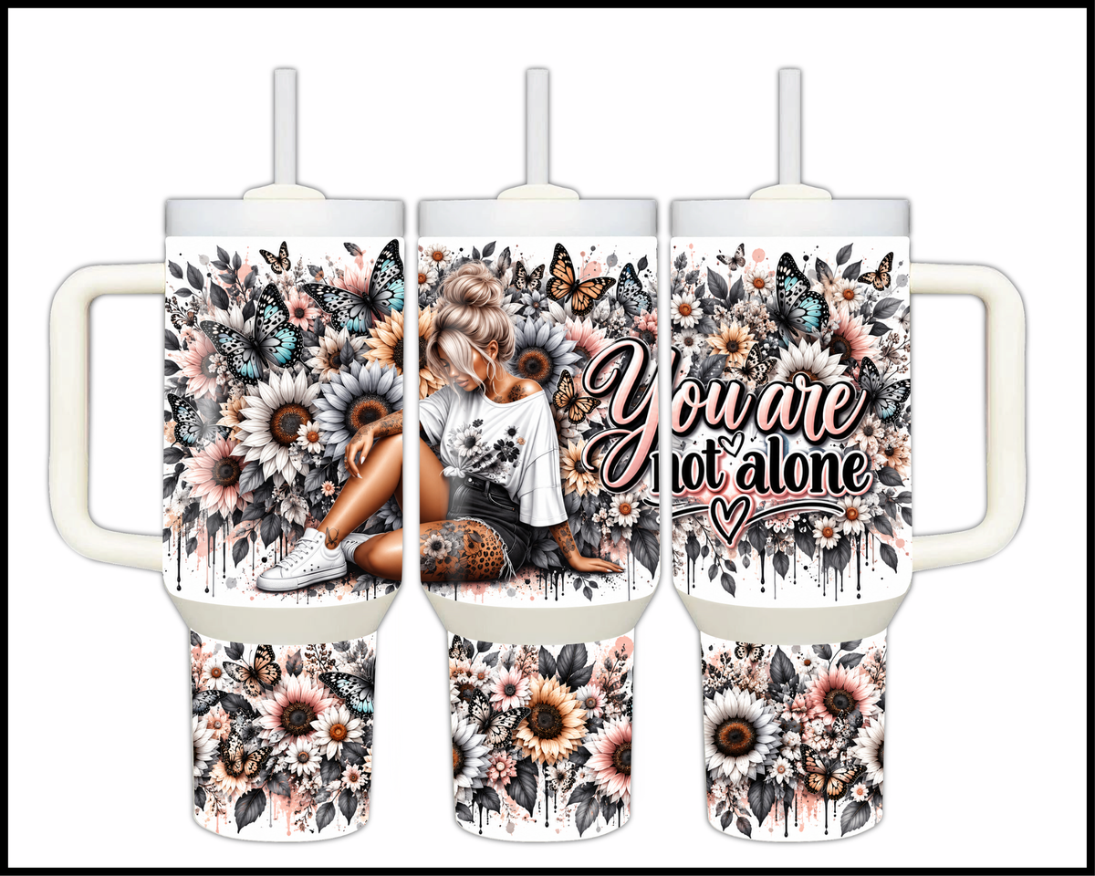 You Are Not Alone Stainless Steel Big Guzzler Tumbler (2234)