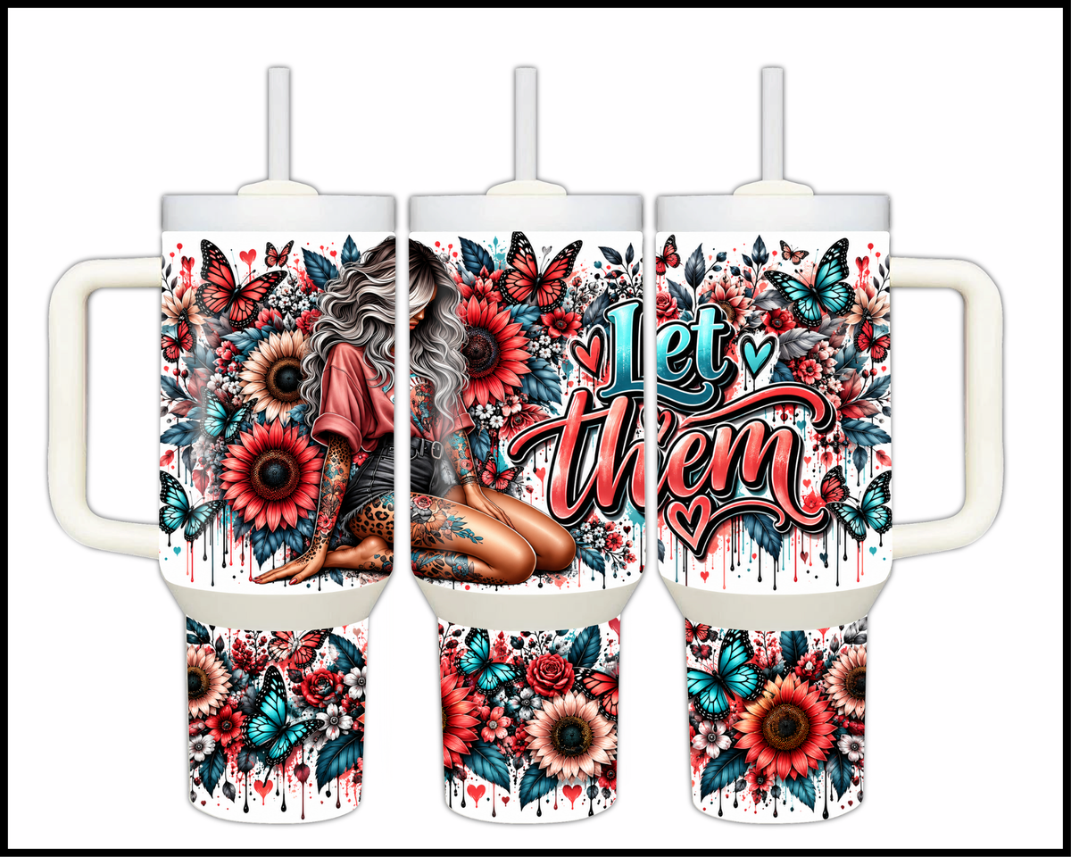 Let Them Stainless Steel Big Guzzler Tumbler (2235)