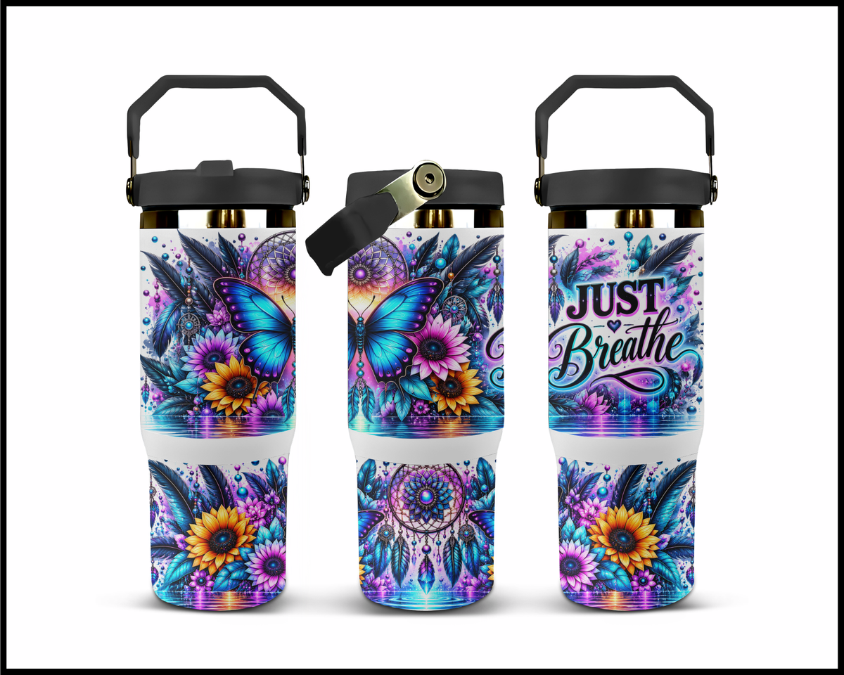 Just Breathe Stainless Steel Big Guzzler Tumbler (2248)