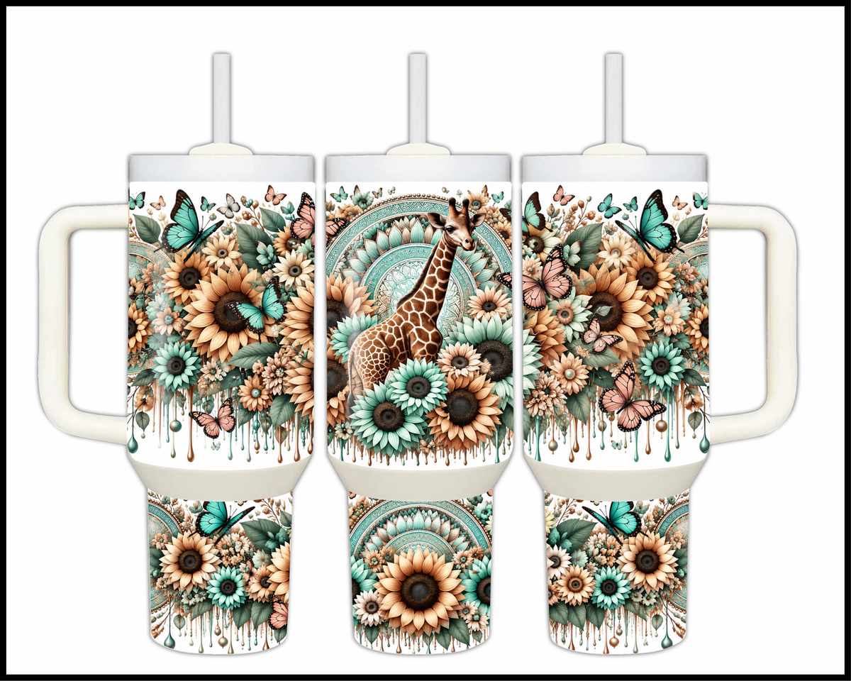 Tall, Wild, and Bright Stainless Steel Big Guzzler Tumbler (2296)