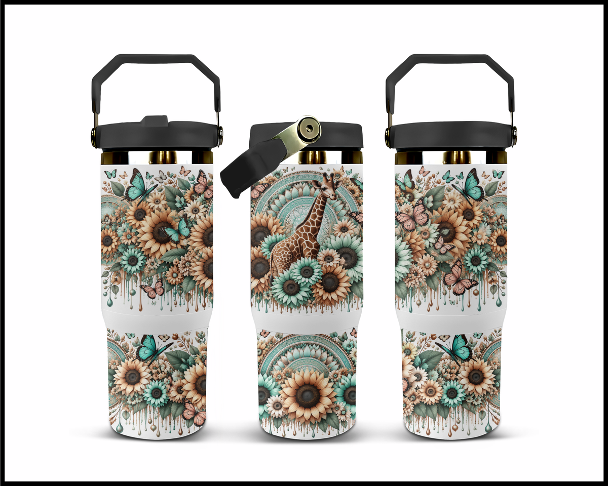 Tall, Wild, and Bright Stainless Steel Big Guzzler Tumbler (2296)