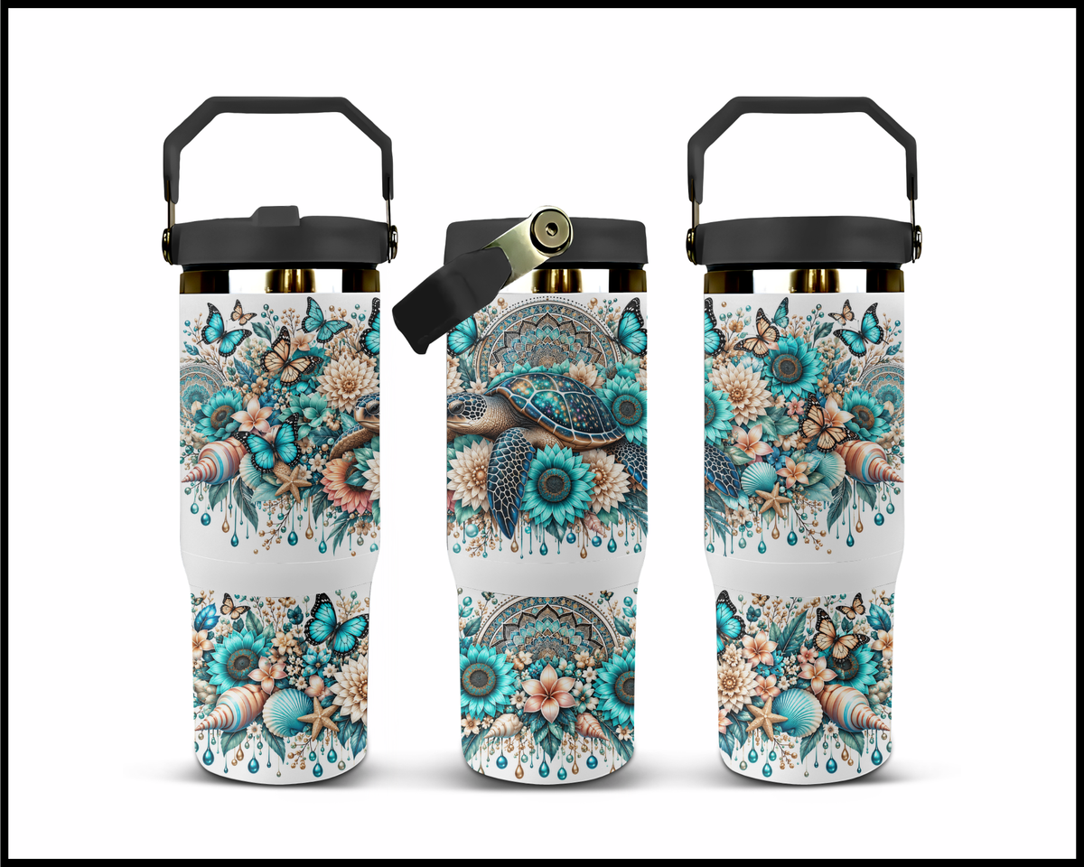 Boho Beachcomber Stainless Steel Big Guzzler Tumbler (2298)