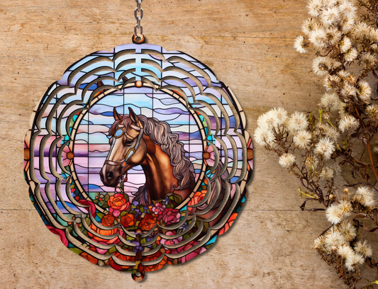Horse Wind Spinner (197)