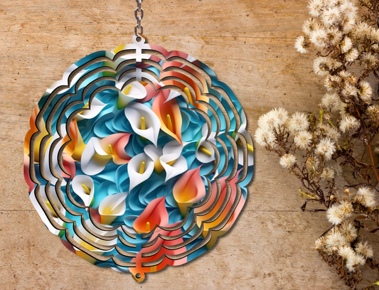 Floral Wind Spinner (273)