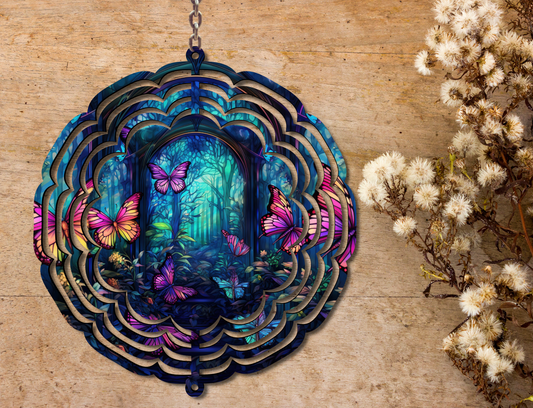 Butterflies Wind Spinner (172)