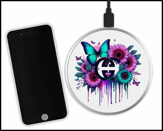 Chanel Inspired Sublimated Wireless Phone Charger (322)