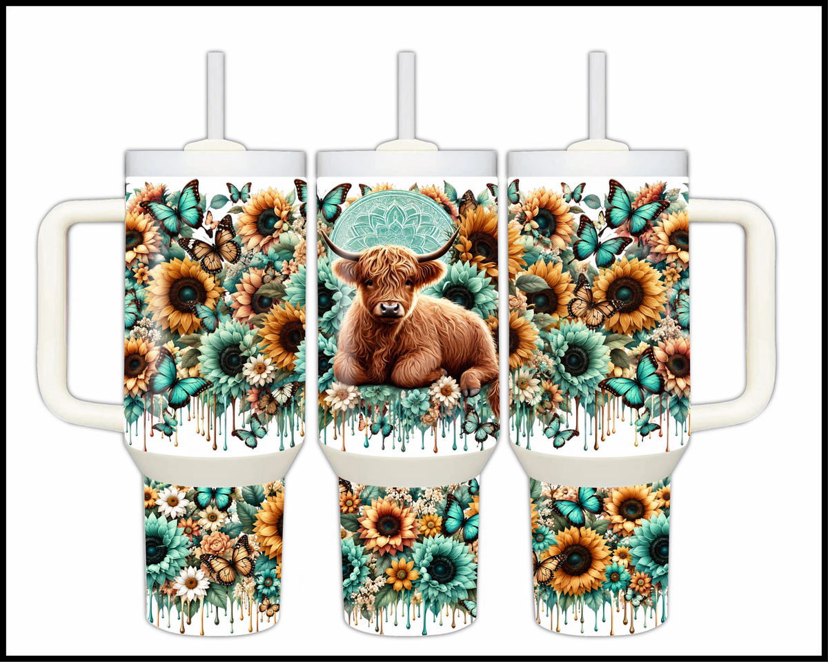 Sunny Disposition, Shaggy Hair Stainless Steel Big Guzzler Tumbler (2307)