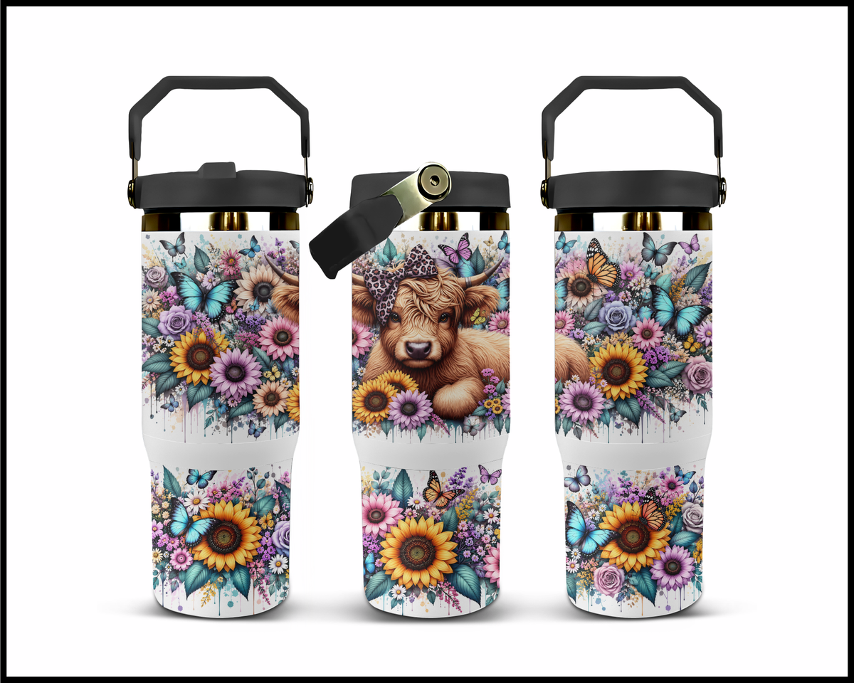 Sweet as Honey, Sharp as Horns Stainless Steel Big Guzzler Tumbler (2314)