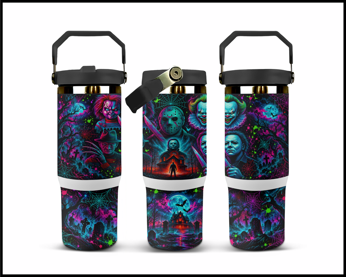 Neon Nightmare Stainless Steel Big Guzzler Tumbler (2331)