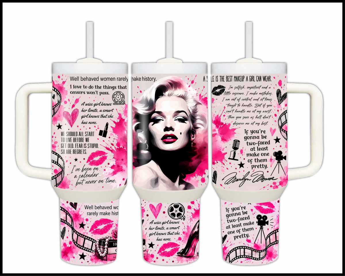 Marilyn Monroe Stainless Steel Big Guzzler Tumbler (2346)