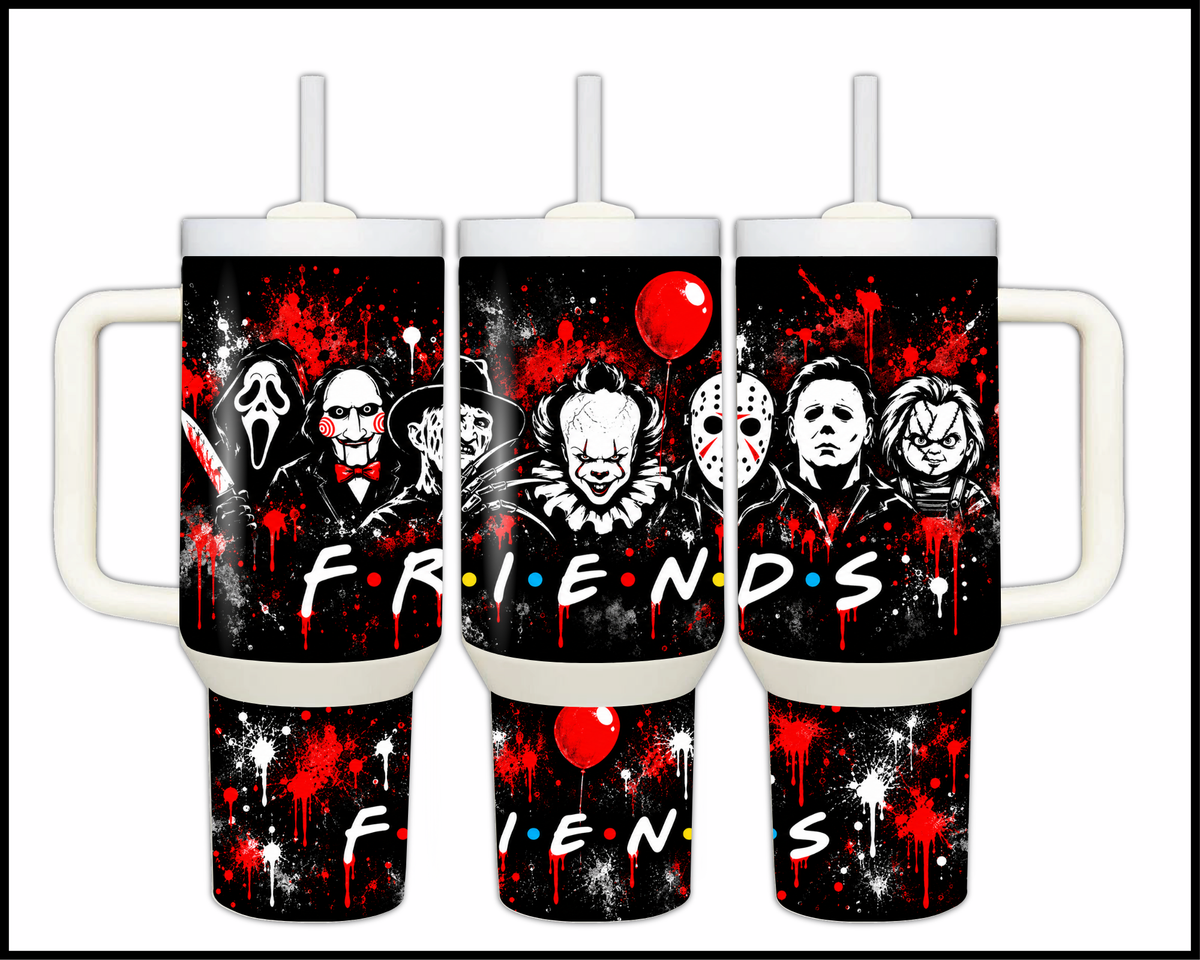 I'll Be There For Your Demise Stainless Steel Big Guzzler Tumbler (2349)