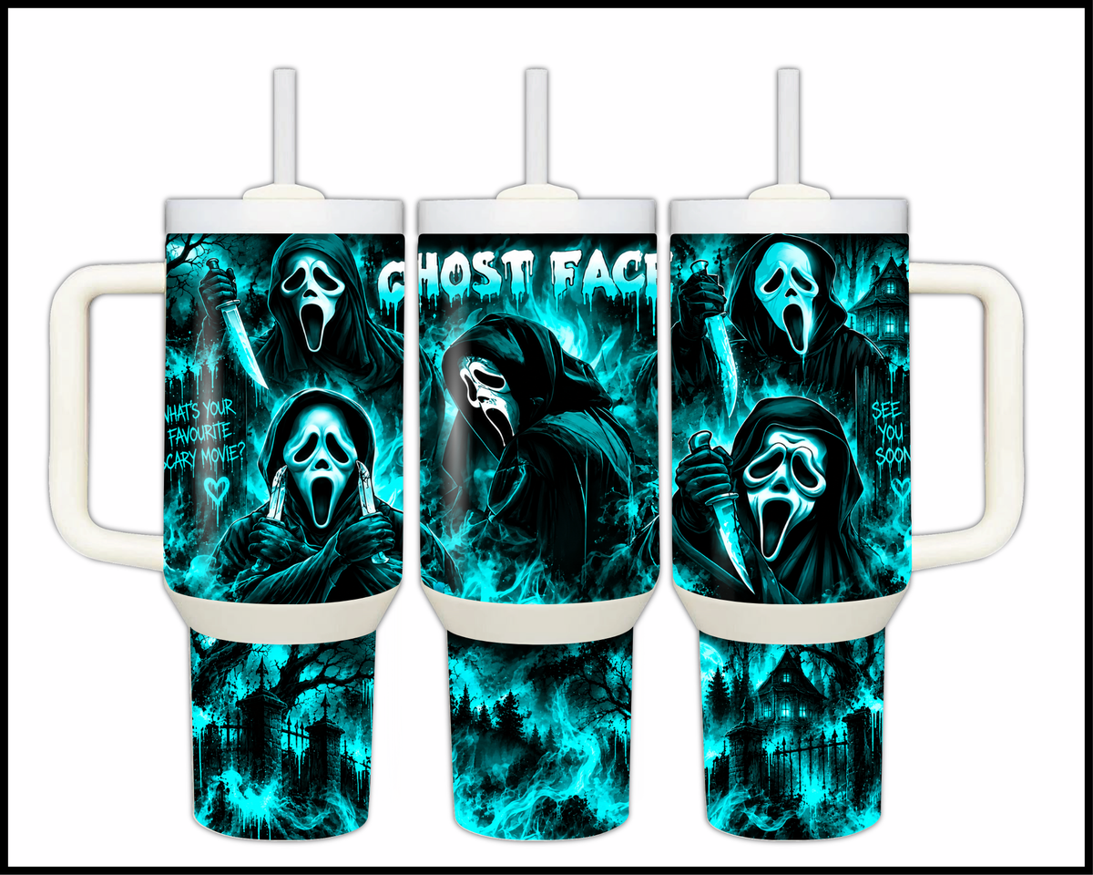 Ghostly Glow Stainless Steel Big Guzzler Tumbler (2350)