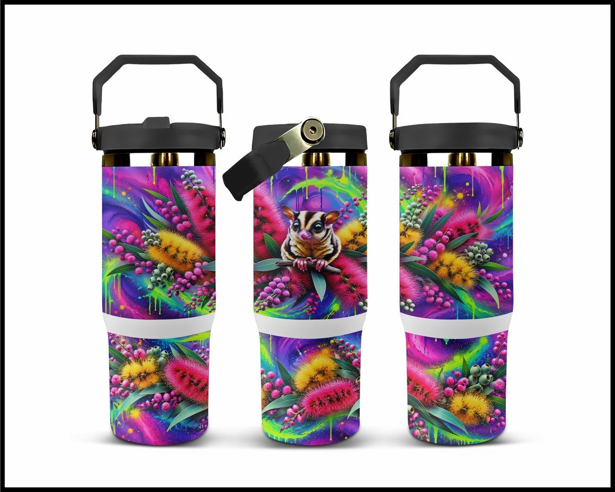Gliding & Glowing Stainless Steel Big Guzzler Tumbler (2361)