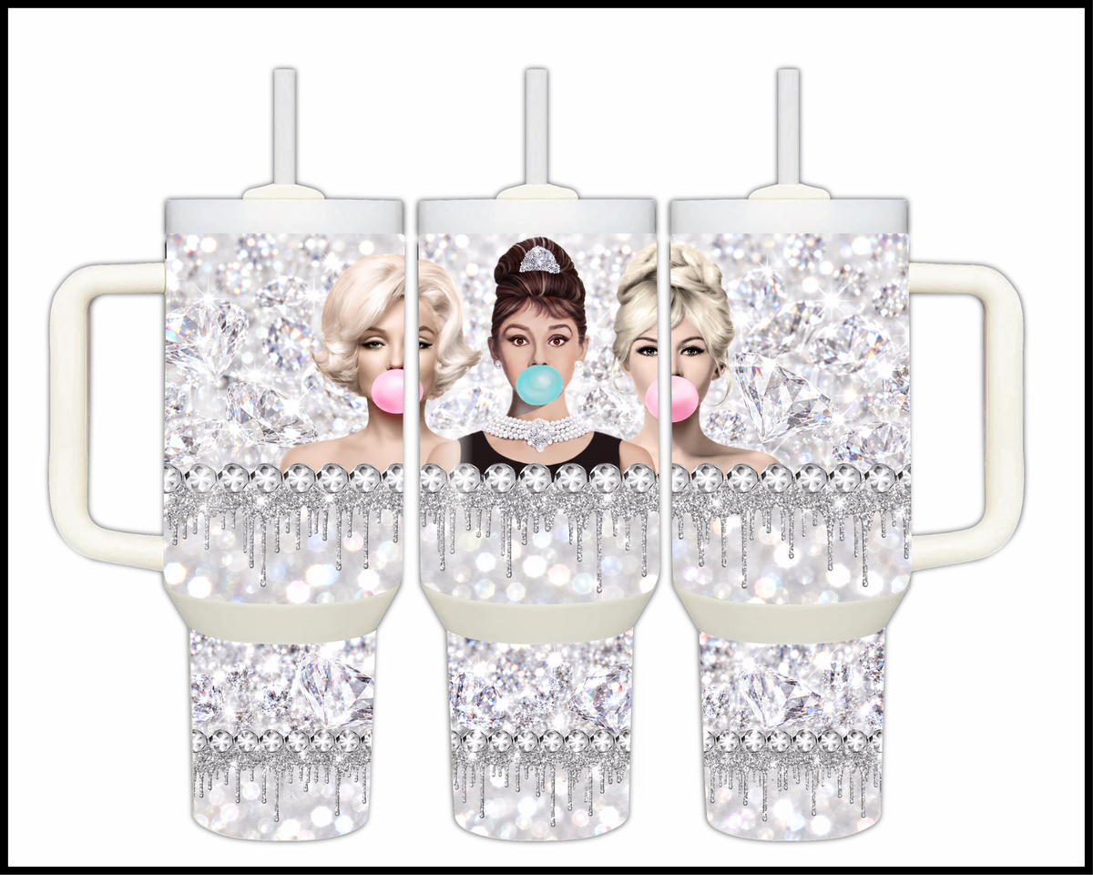 Glamour & Gum 💎 Stainless Steel Big Guzzler Tumbler (2363)