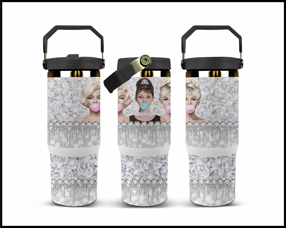 Glamour & Gum 💎 Stainless Steel Big Guzzler Tumbler (2363)