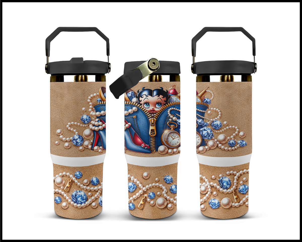 Peek-A-Boo Boujee Stainless Steel Big Guzzler Tumbler (2367)
