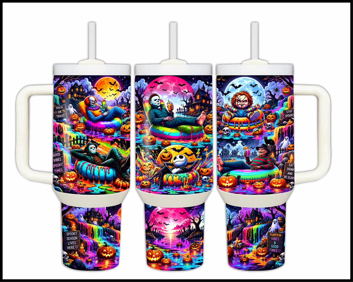 The Slasher Splash Zone Stainless Steel Big Guzzler Tumbler (2372)