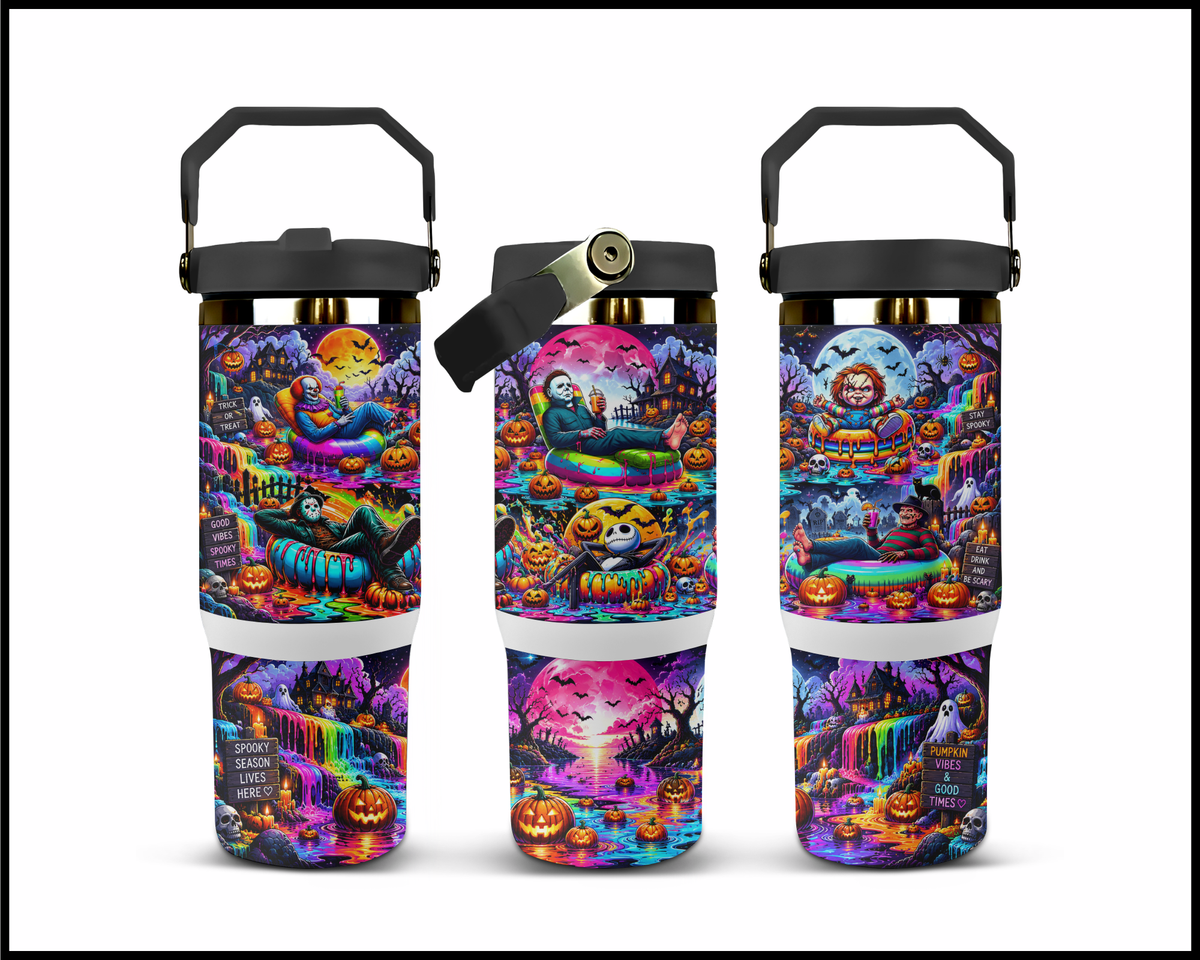 The Slasher Splash Zone Stainless Steel Big Guzzler Tumbler (2372)