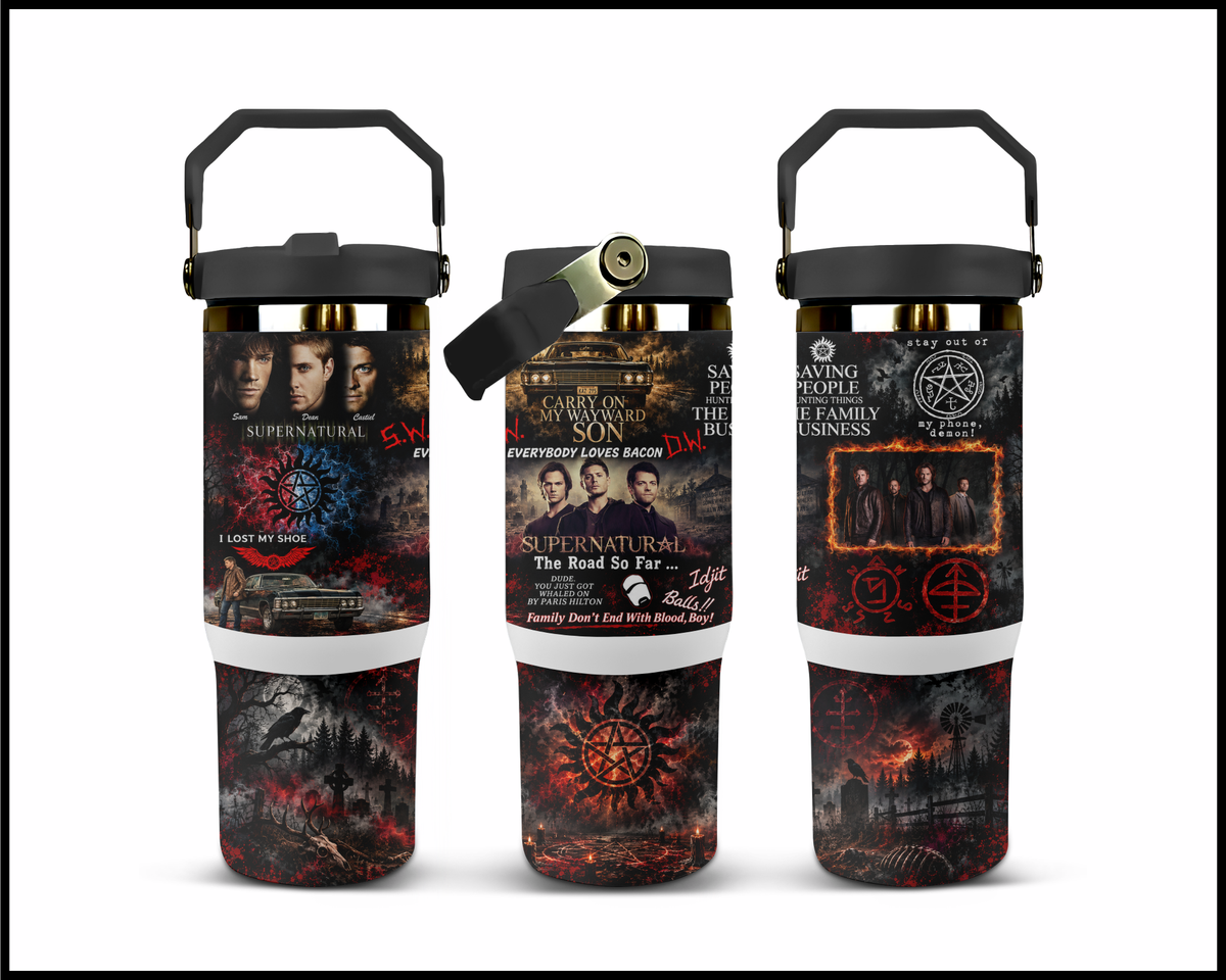Supernatural Stainless Steel Big Guzzler Tumbler (2374)
