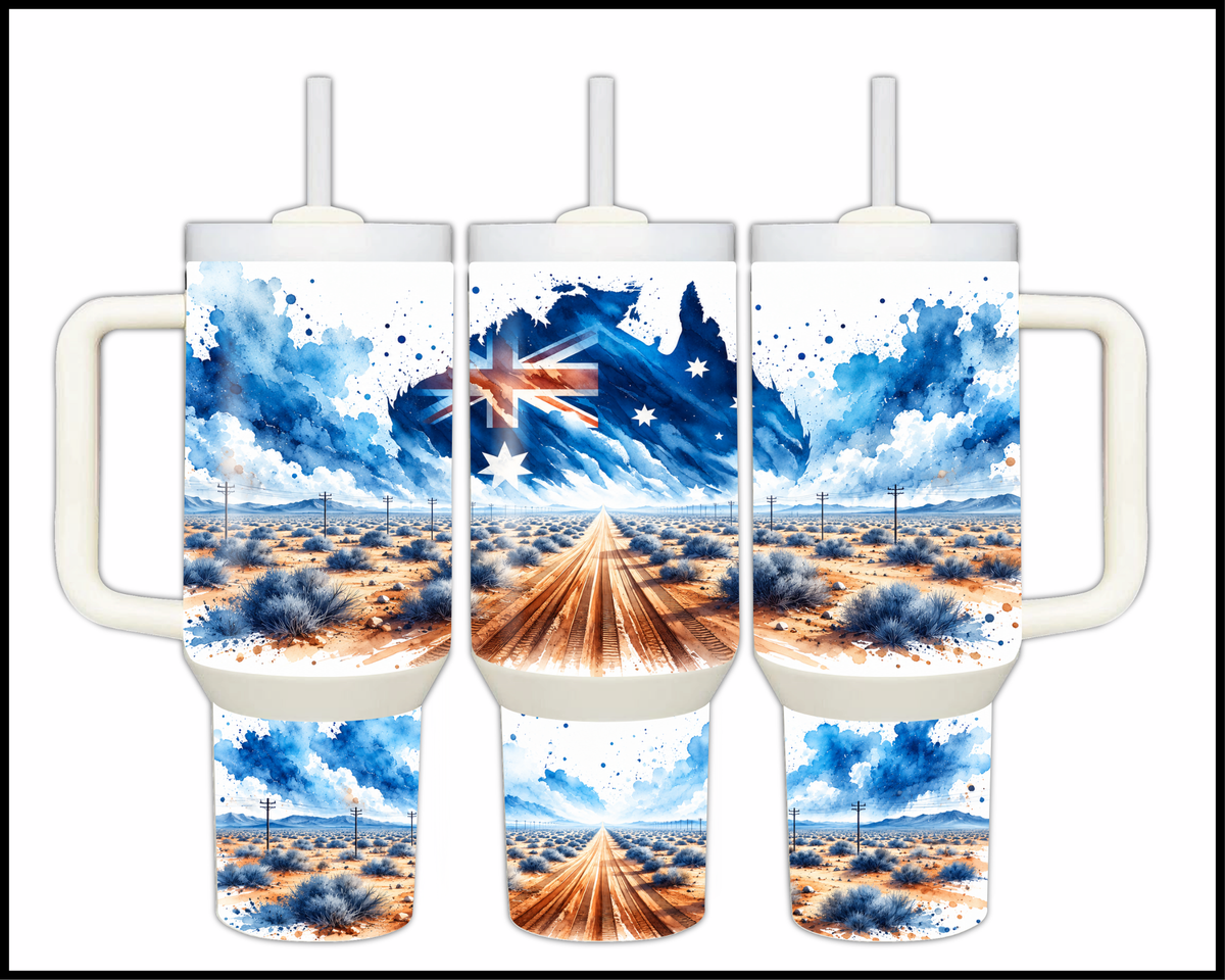 Red Dirt, Cold Drink Stainless Steel Big Guzzler Tumbler (2375)