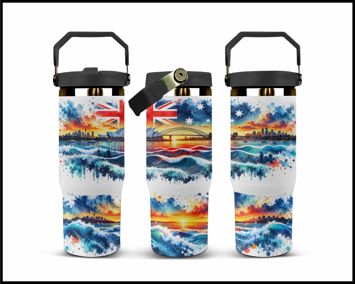 True Blue & Bold Stainless Steel Big Guzzler Tumbler (2377)