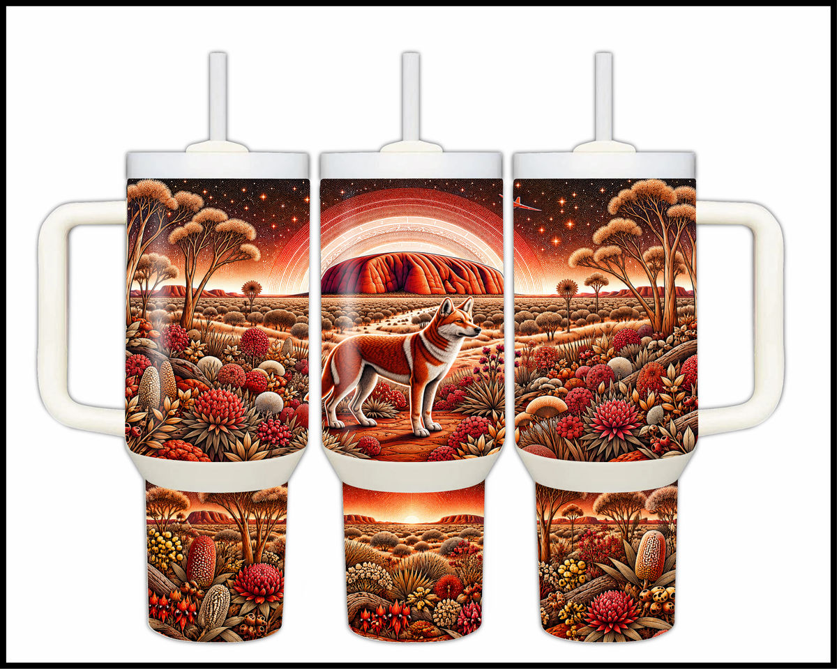 Spirit of the Red Sand Stainless Steel Big Guzzler Tumbler (2378)