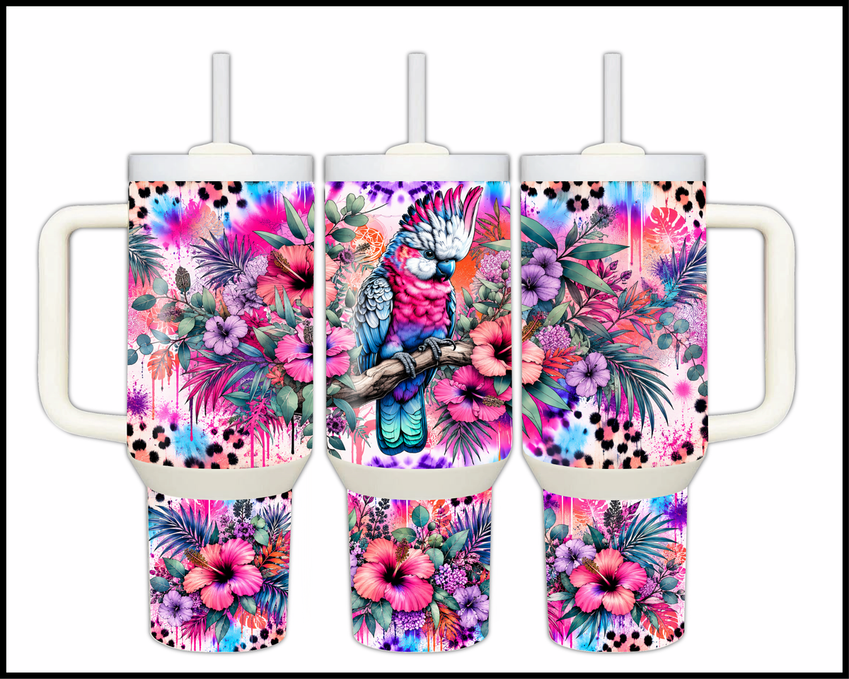 Galah Glamour Stainless Steel Big Guzzler Tumbler (2379)